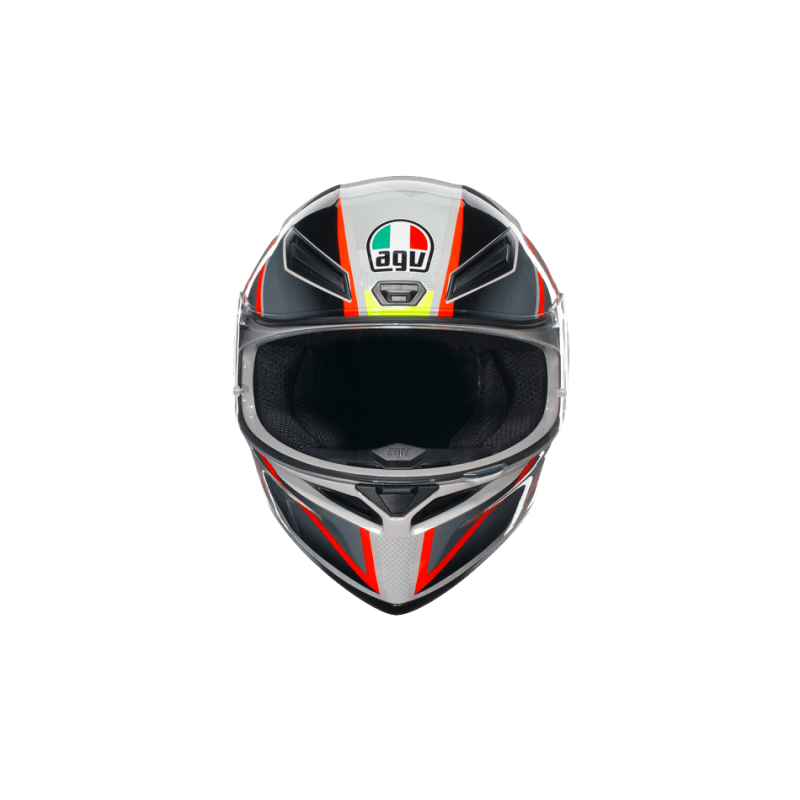 Casco AGV K1S ECE2206 – BLIPPER GREY/RED - immagine 2