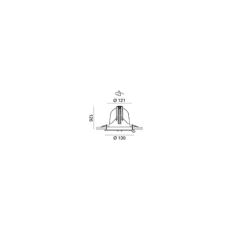 Faretto a incasso Led 20/40W Chandra – Gea Led - immagine 3