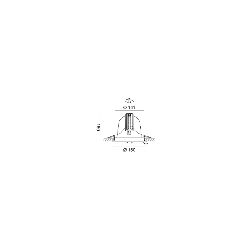 Faretto a incasso Led 20/40W Chandra – Gea Led - immagine 4