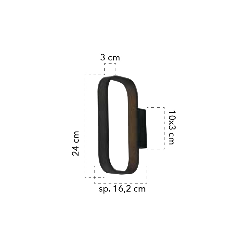 Lampada a parete Led Moka – Faneurope - immagine 2